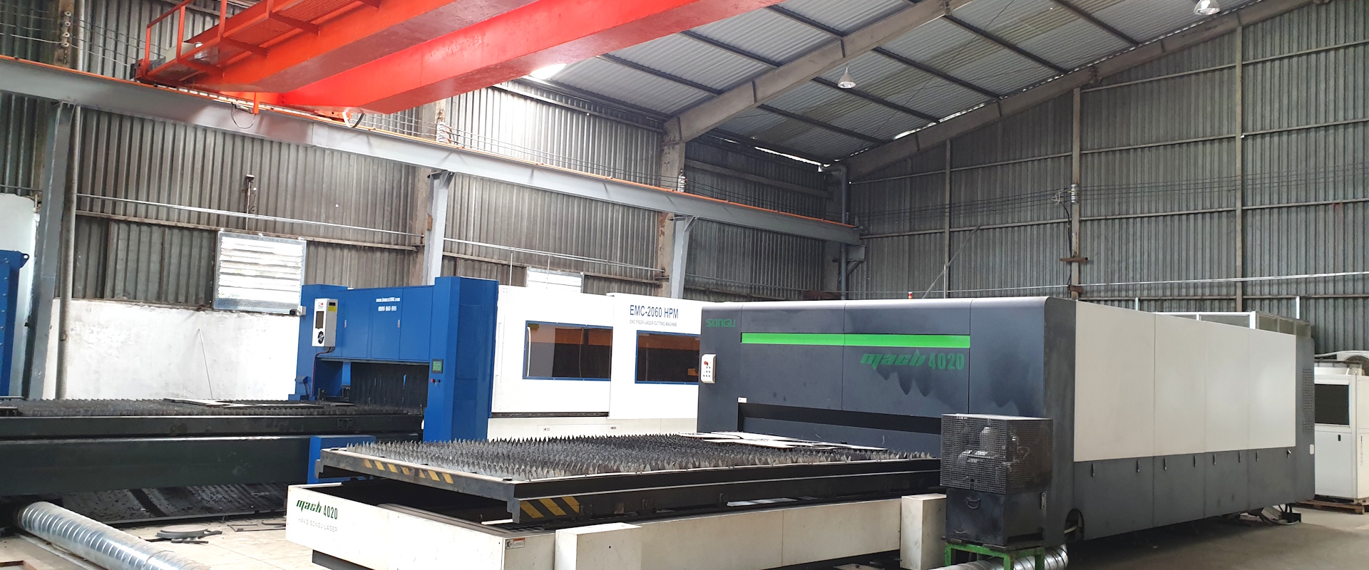 Máy cắt laser fiber kim loại công suất lớn