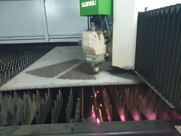 Bản mã mặt bích thép cắt laser